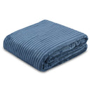 Cobertor Queen Montreal 100% Poliéster Casa - Azul Jeans