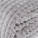 Cobertor Solteiro 100% Poliéster Diamond - Cinza Ice