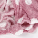 Cobertor Solteiro Infantil 100% Poliéster Pompom - Poa Rosa