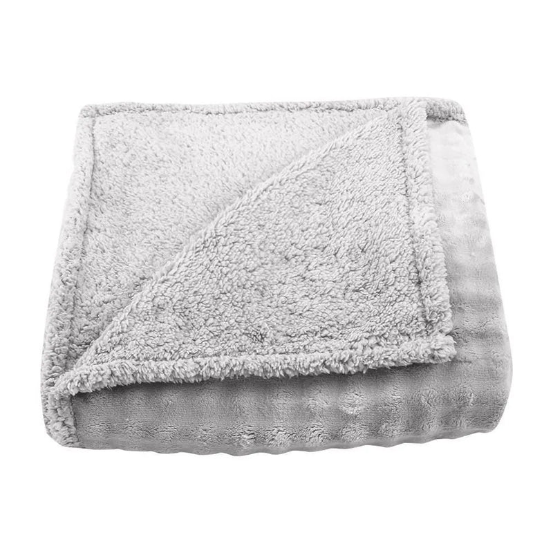 Cobertor Casal Requinte Sherpa Color Casa - Ice