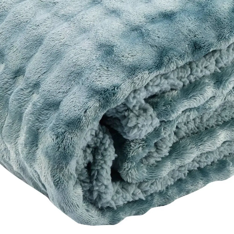 Cobertor Casal Requinte Sherpa Color Casa - Buona
