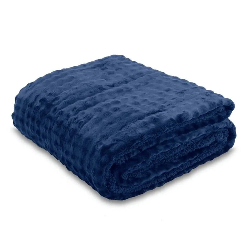 Cobertor Casal Requinte Sherpa Color Casa - Midnight