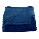 Cobertor Casal Requinte Sherpa Color Casa - Midnight