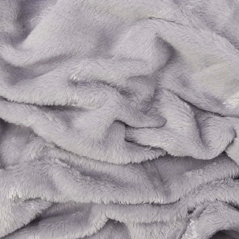 Cobertor King 100% Poliéster Elegance Casa - Cinza