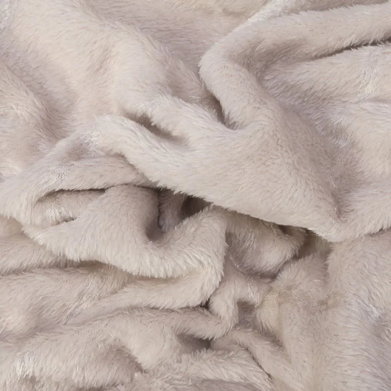 Cobertor Queen 100% Poliéster Elegance Casa - Bege