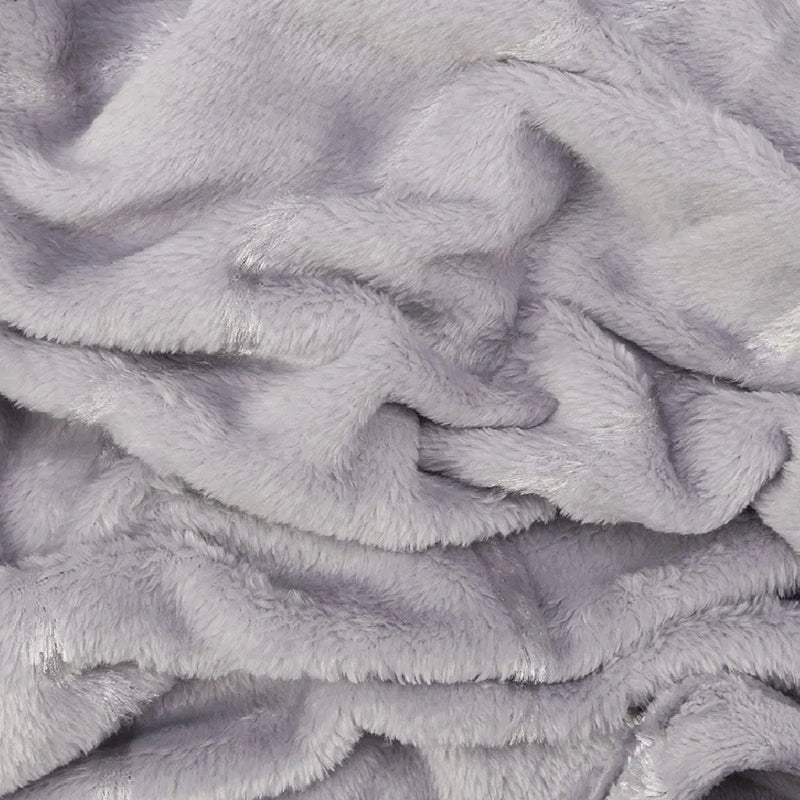 Cobertor Queen 100% Poliéster Elegance Casa - Cinza