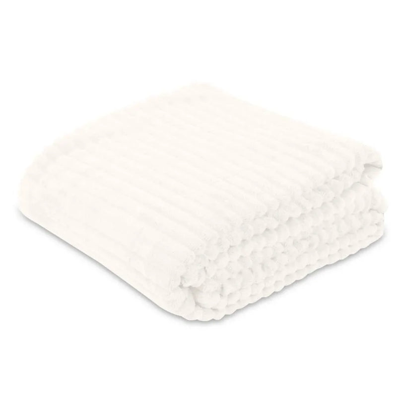 Cobertor Queen Montreal 100% Poliéster Casa - Off White