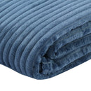 Cobertor Queen Montreal 100% Poliéster Casa - Azul Jeans