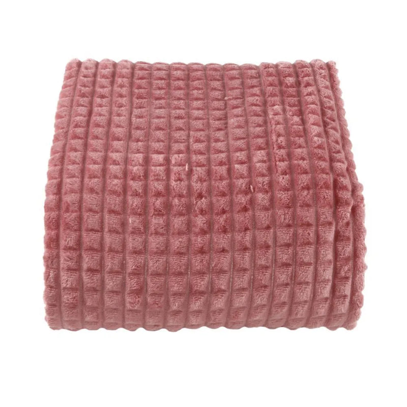 Cobertor Solteiro 100% Poliéster Diamond - Rose