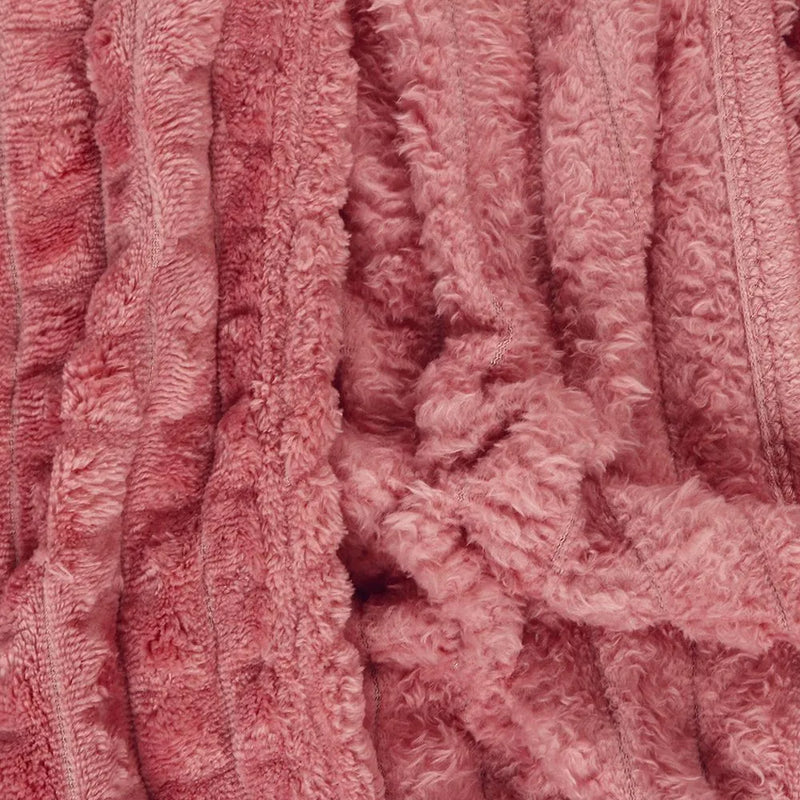 Cobertor Solteiro 100% Poliéster Diamond - Rose