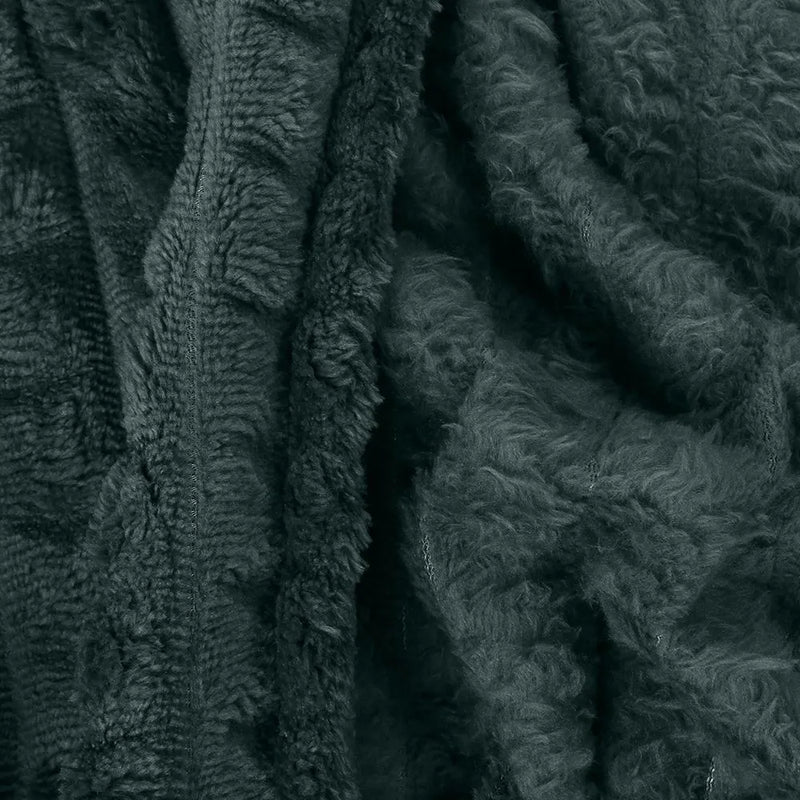 Cobertor Solteiro 100% Poliéster Diamond - Verde Malaquita