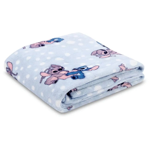 Cobertor Solteiro 100% Poliéster Disney - Stitch Poá