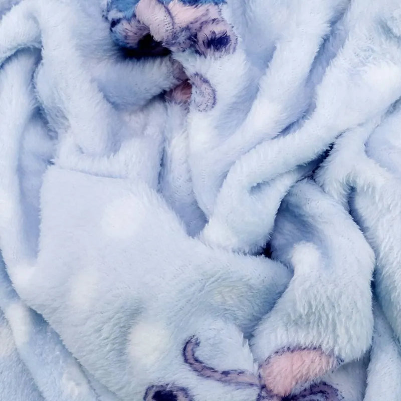 Cobertor Solteiro 100% Poliéster Disney - Stitch Poá