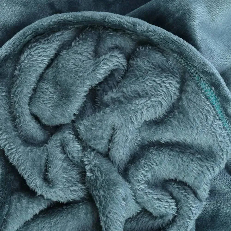 Cobertor Solteiro Microfibra Velour Clássico Camesa - Verde