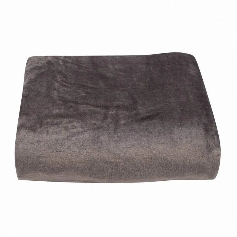 Cobertor Solteiro Microfibra Velour Clássico Camesa - Marrom