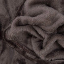 Cobertor Solteiro Microfibra Velour Clássico Camesa - Marrom