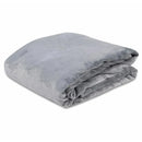 Cobertor Solteiro Microfibra Velour Clássico Camesa - Cinza Claro