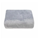 Cobertor Solteiro Microfibra Velour Clássico Camesa - Cinza Claro