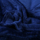 Cobertor Solteiro Microfibra Velour Clássico Camesa - Azul Marinho