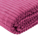 Cobertor Solteiro Montreal 100% Poliéster Casa - Rosa Malva